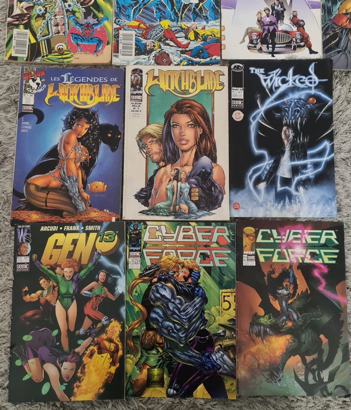 Lot 14 comics magazine - photo numéro 2