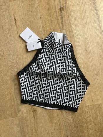 Balmain Top Monogramme Made in France Taille S
