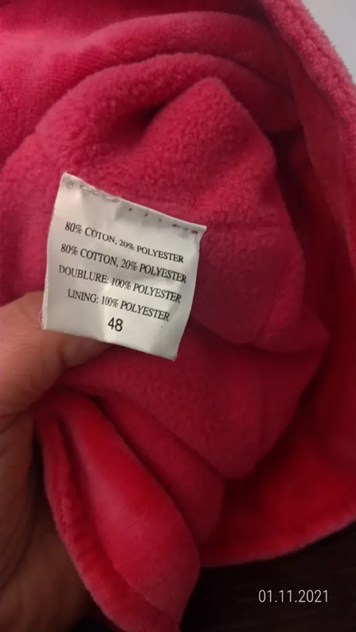 Bob / chapeau hiver rose 48cm - photo numéro 4