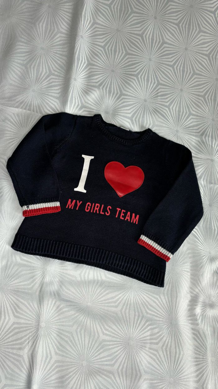 Pull tricot fille 24 mois - 86cm - photo numéro 2