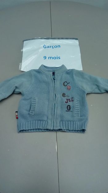 Gilet zippé 9 mois