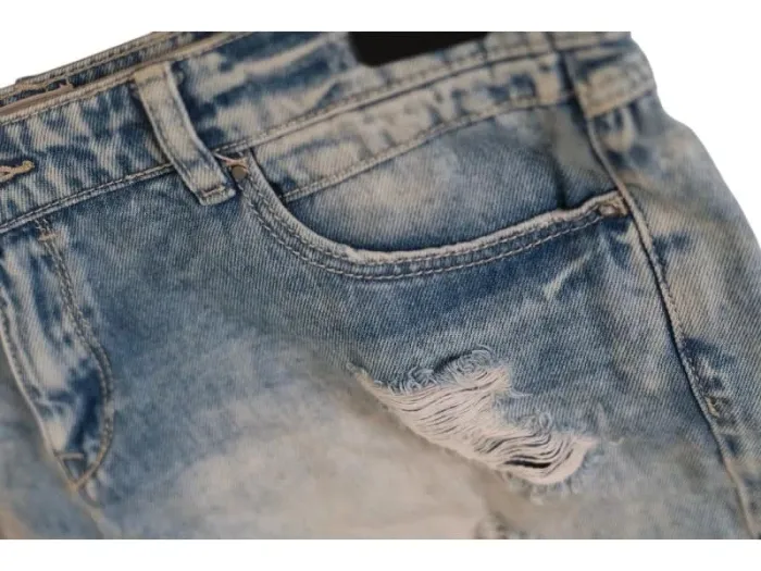 C60 short jeans bleu Stradivarius 40 - photo numéro 2