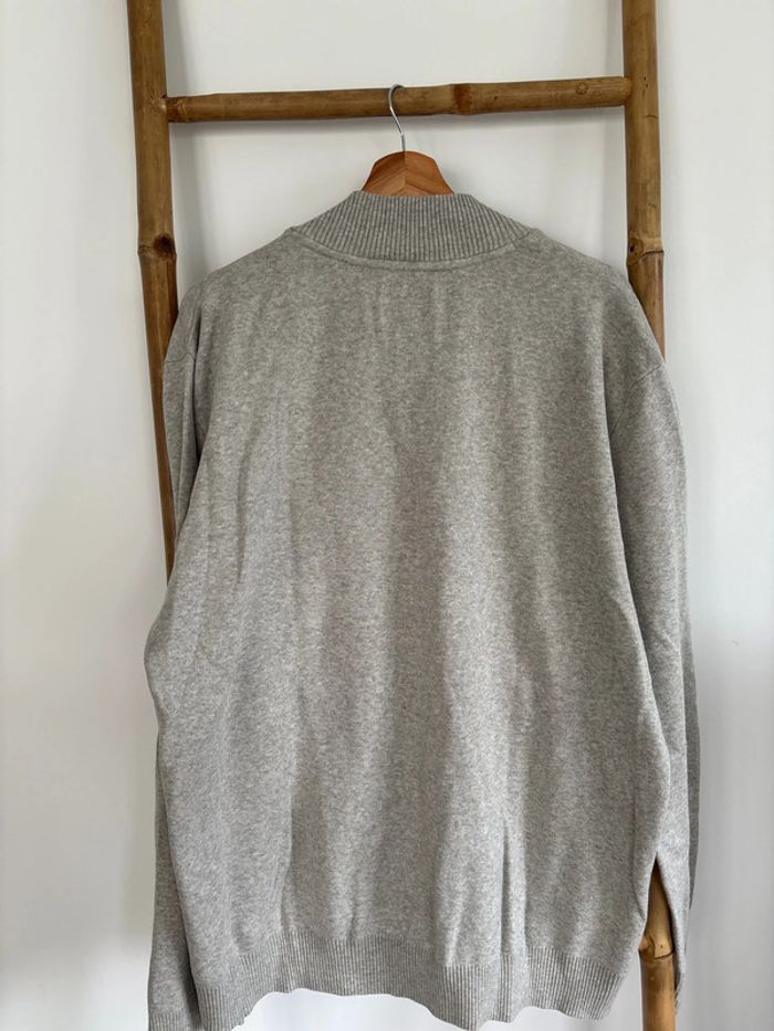 Pull gris à boutons Devred taille XL - photo numéro 5