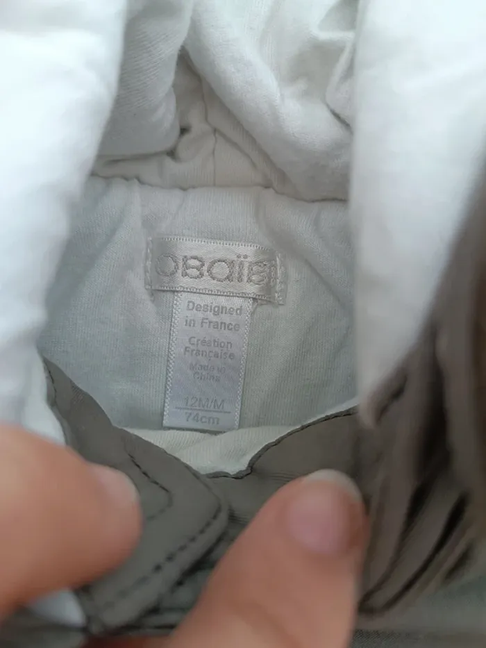 🔸Veste Manteau Mi-saison Obaibi Garçon 12 Mois🔸 - photo numéro 5