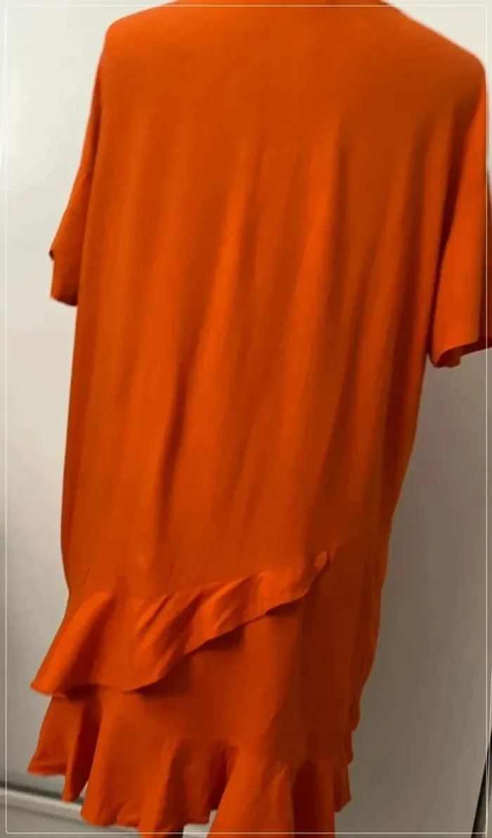 Robe volants orange Primark - photo numéro 3