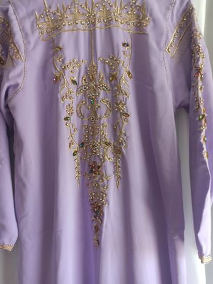 Caftan marocain violet - photo numéro 4