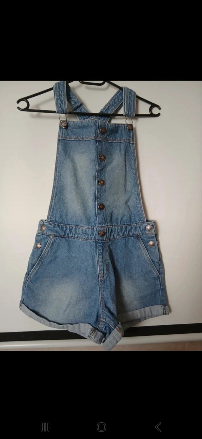 Salopette jean fille 12 ans