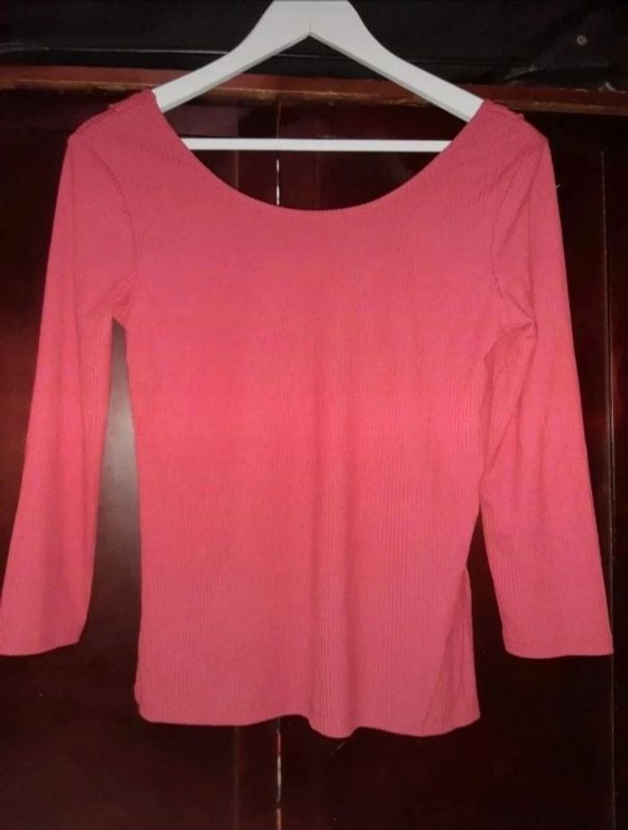 Blouse rouge Camaïeu