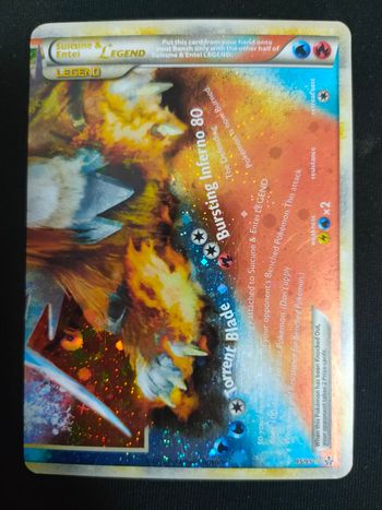 Entei & Suicune Legend 95/95 Hs Déchaînement Anglais