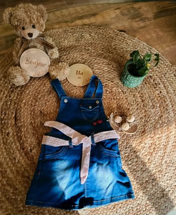 Salopette jupe jeans