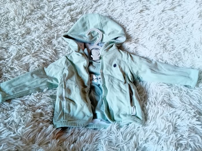 Manteau réversible 1-2 mois