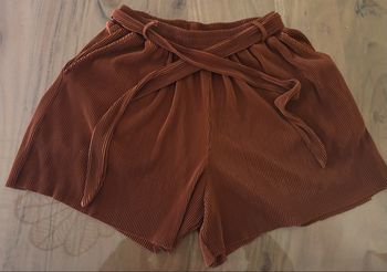 Short côtelé fluide