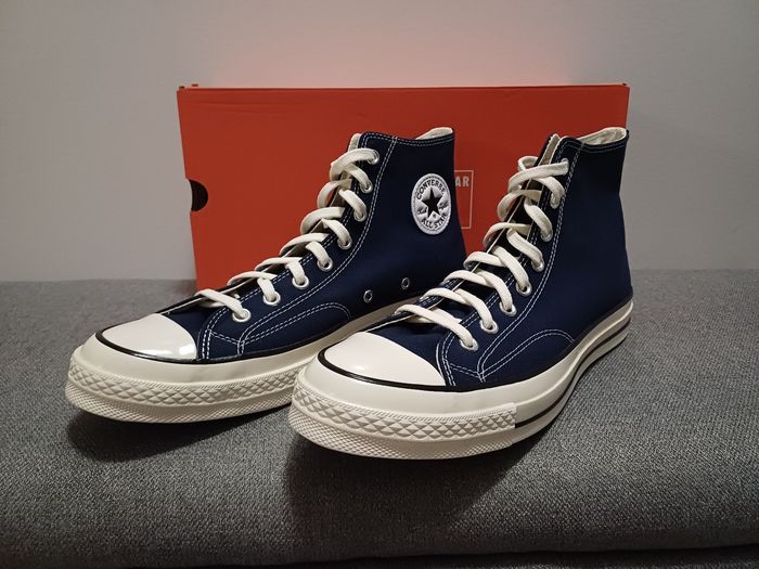 Basket converse neuve toile montante Pointure 45 bleu marine Chuck taylor - photo numéro 3
