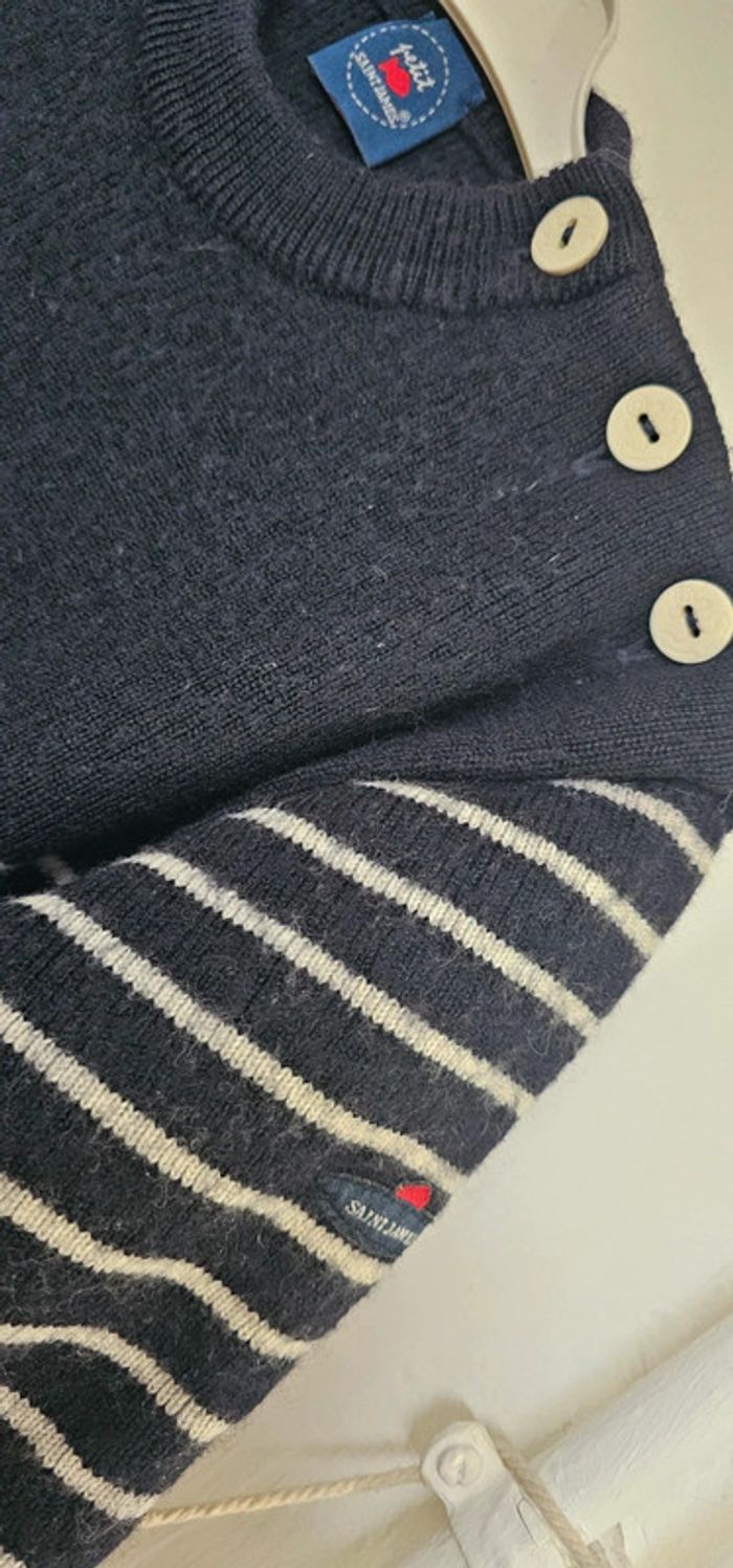 Pull Marinière laine Saint James 10 ans - photo numéro 2