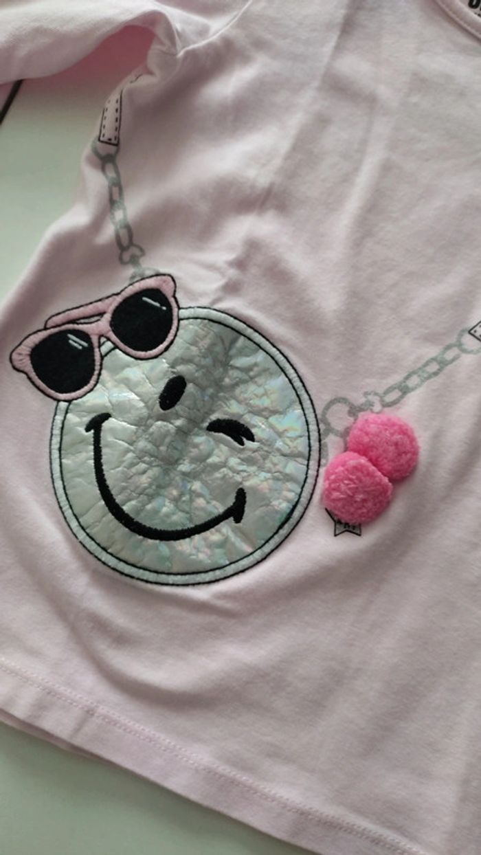 T-shirt ML Smiley World T.5 ans - photo numéro 2