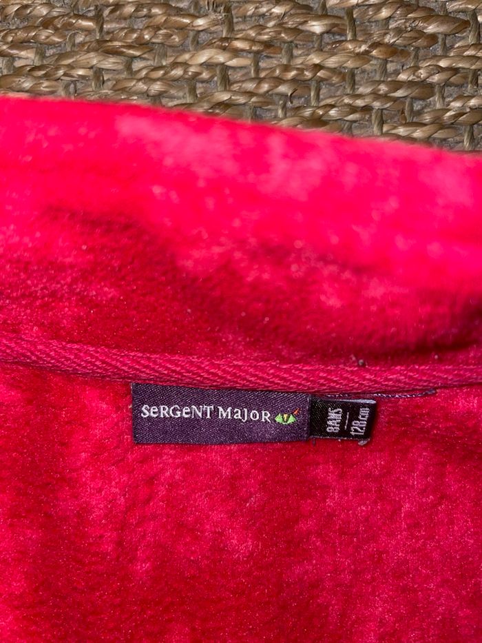 Gilet zippé fille polaire Sergent major 8 ans - photo numéro 2