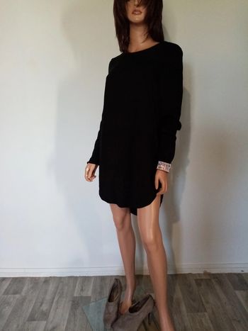 Robe tunique noire 38