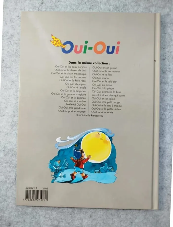Livre Vintage Collector Oui-Oui 2005 - photo numéro 2