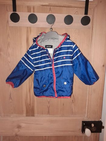 veste imperméable kiabi 18 mois très bon état