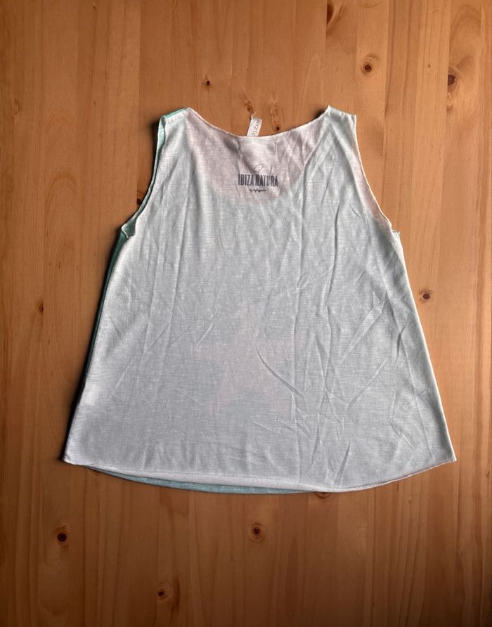 Débardeur Ibiza vert clair oversize été - photo numéro 4