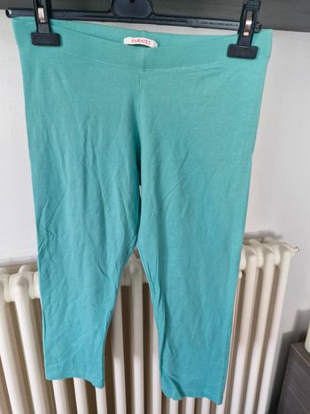 Legging court bleu vert Camaïeu Taille M