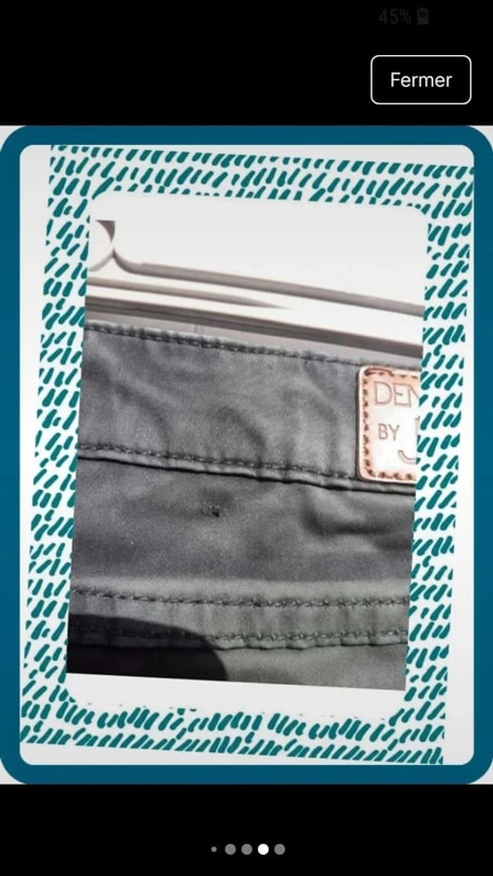 Pantalon skinny femme dégradé de vert Taille 40 - By Joos - photo numéro 10