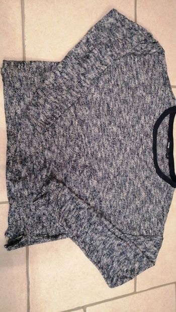 Pull, bleu moucheté, kiabi