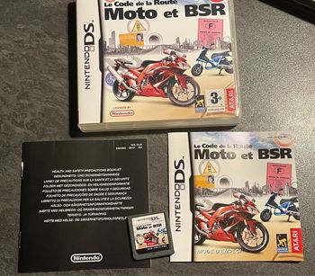 Jeu Nintendo ds#le code de la route moto et BSR