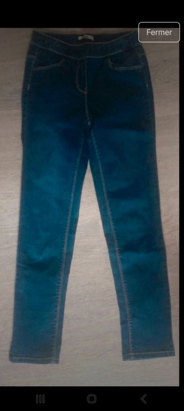Jean skinny taille élastique 10 ans gémo