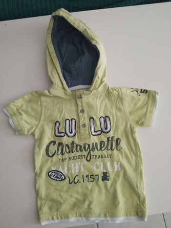 T shirt à capuche