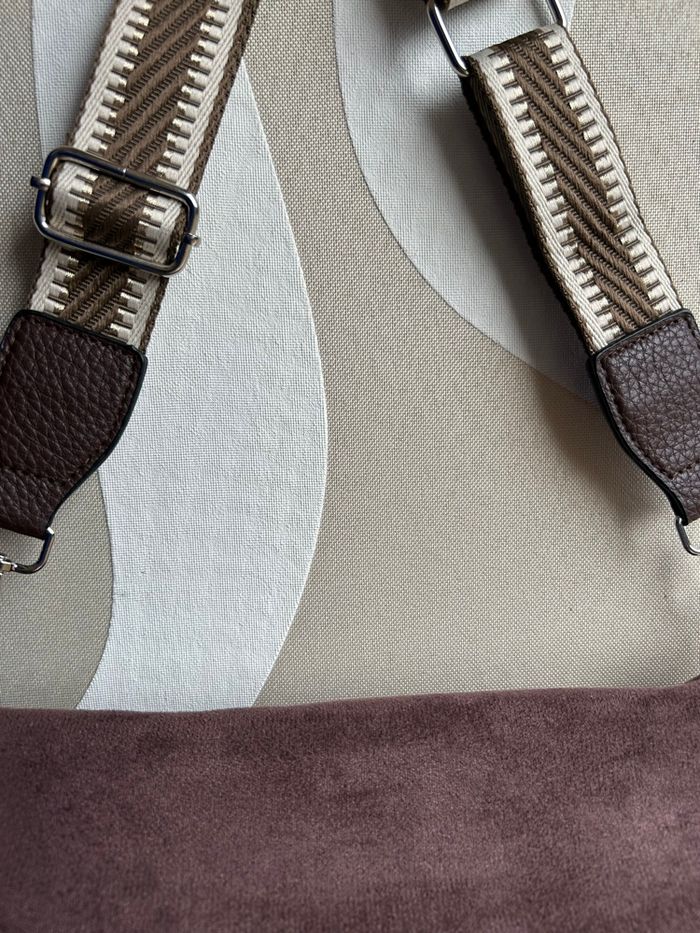 Sac banane  café façon daim - photo numéro 3