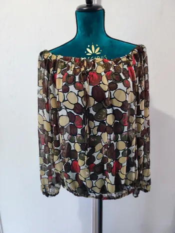 Blouse en transparence taille 44