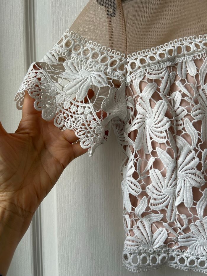 Crop top new look dentelle - photo numéro 2