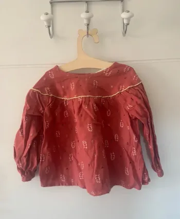 Blouse légère bordeaux TAO