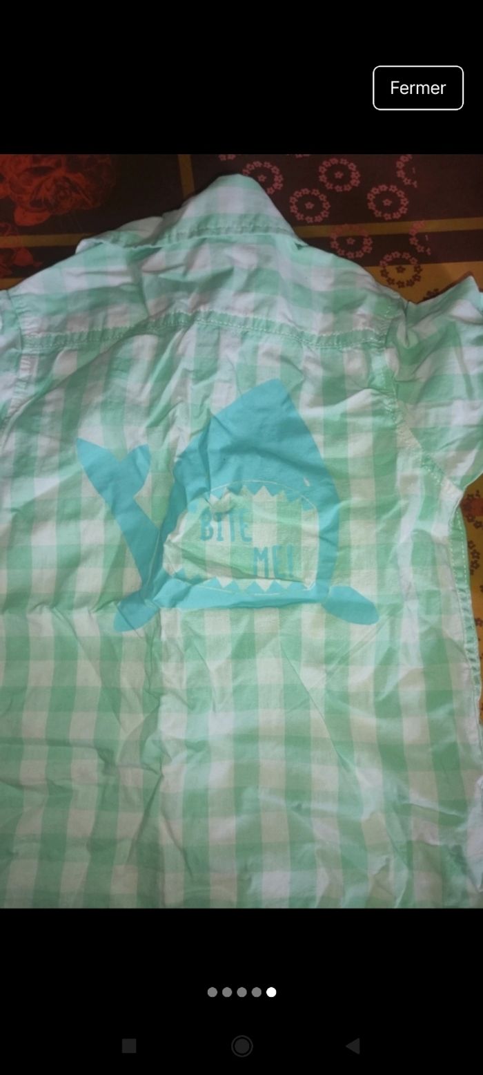 Très belle chemise garçon e75 - photo numéro 3