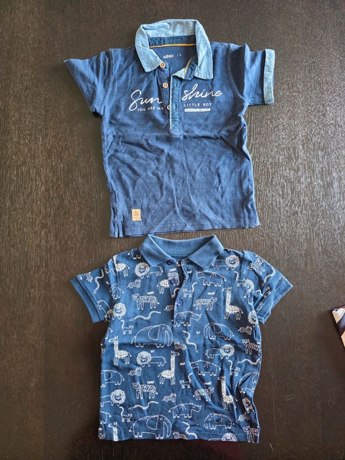 2 polos Gemo en 3 ans