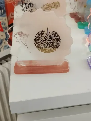 idée cadeau ornement bureau coiffeuse couvre tasse en résine abr012