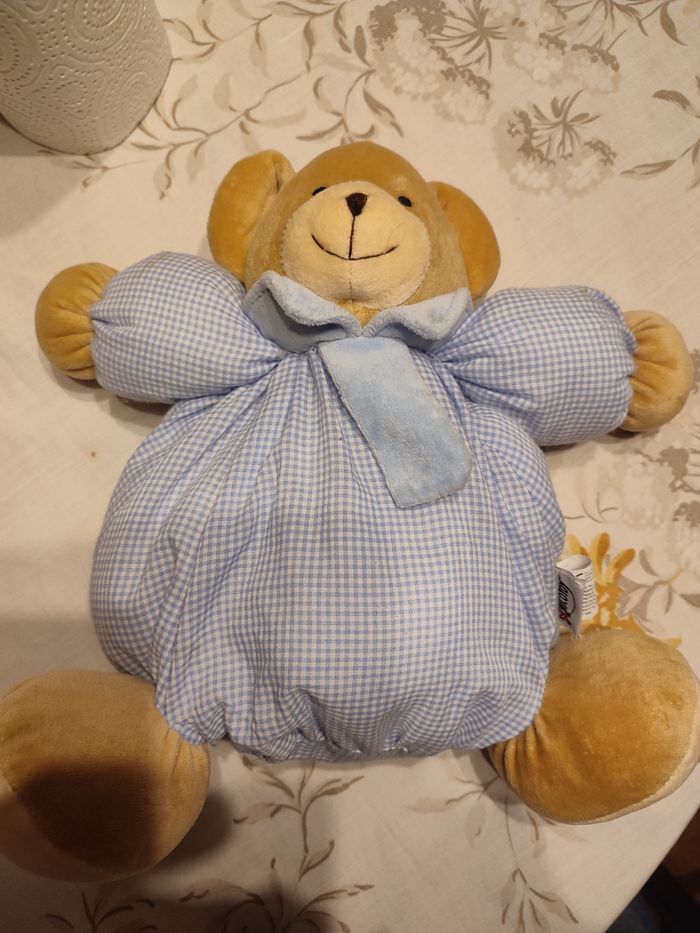 Ours doudou vichy - photo numéro 3