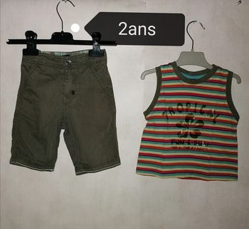 Ensemble Short et Tee-shirt 2ans Sergent major