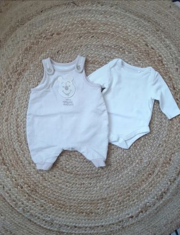 Salopette Winnie et body manches longues