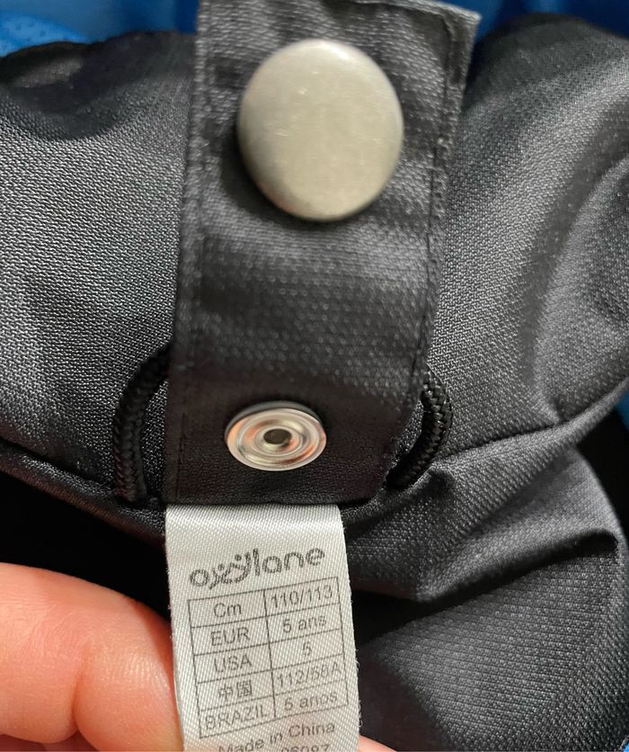 Veste à Capuche Randonnée imperméable garçon 5 ans Noir Quechua décathlon en - photo numéro 6