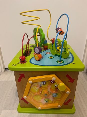 Lot jeux d’éveil en bois Hape + IKEA