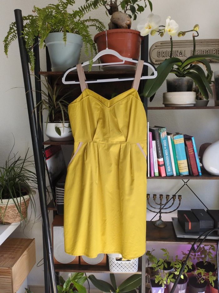 Robe à bretelles pistache Kookaï 40