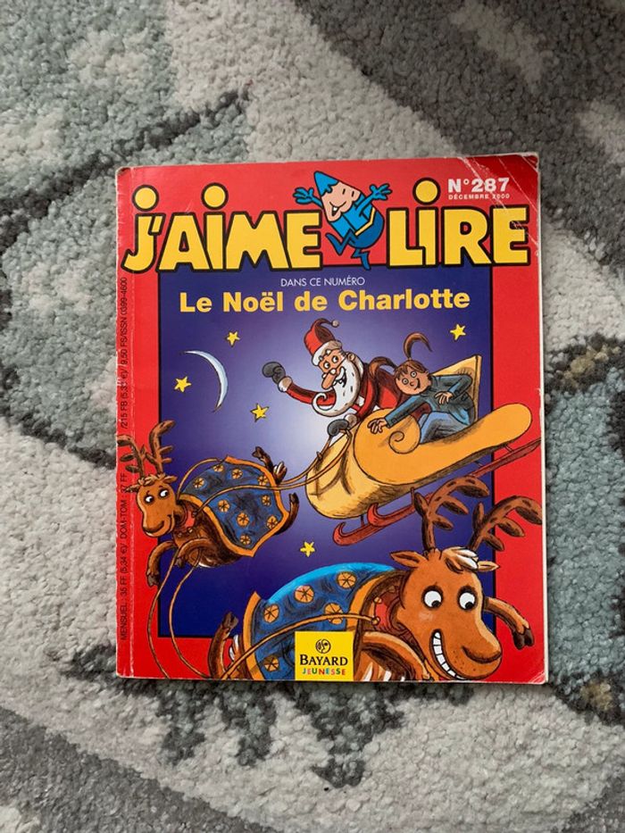 J’aime lire le noel de charlotte