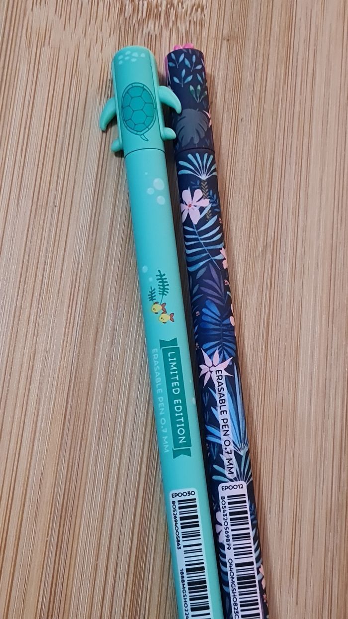 Legami Fleur 🌸+ Astronaute 🪐Logo Legami = 2 Stylos Effaçables Neufs - photo numéro 5