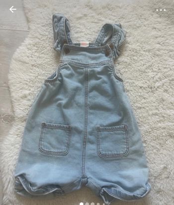 Barboteuse effet jeans 