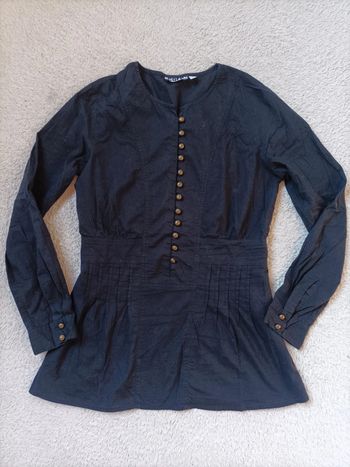 Blouse noire vintage taille 36/S