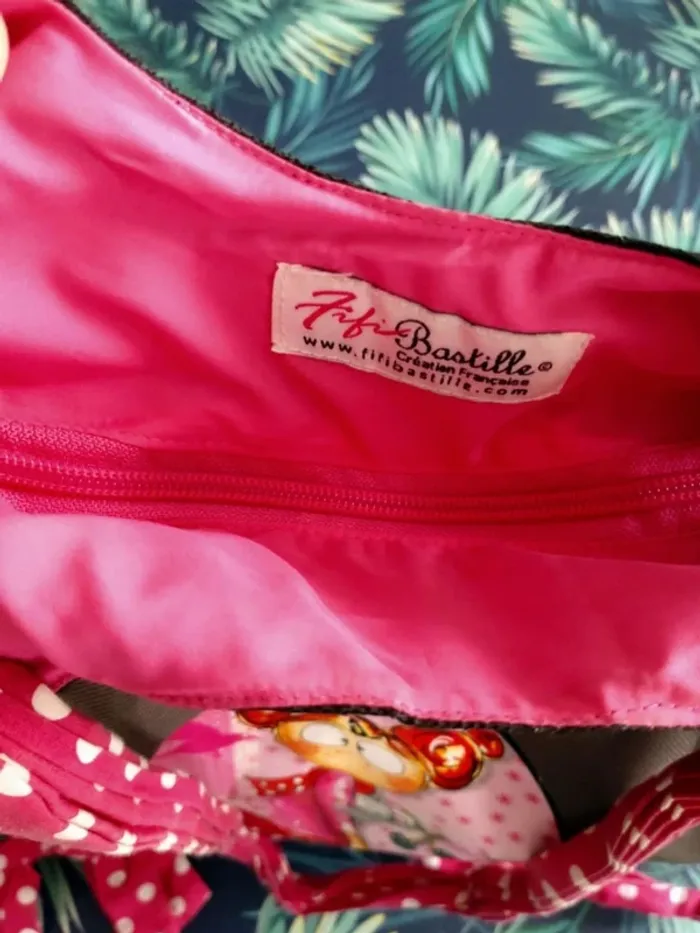 Grand sac bandoulière Fifi Bastille - photo numéro 5