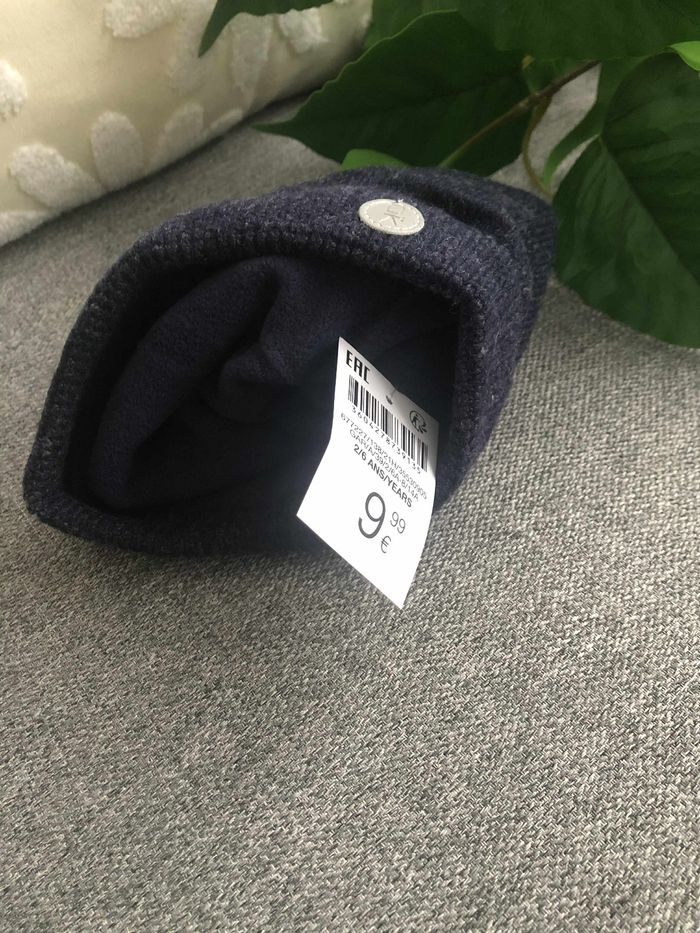 🧢💙 Bonnet bleu marine pour enfants  💙🧢 - photo numéro 4
