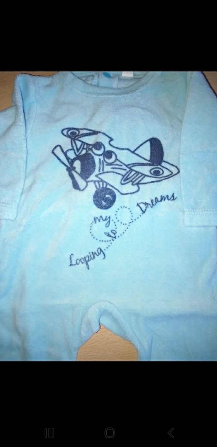 Grenouillère en velours - photo numéro 2